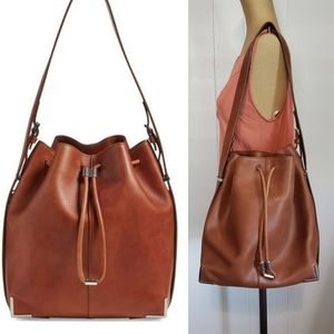 Authentic Alexander Wang Bucket Handbag  Prisma Large Drawstring  Natural leathe
